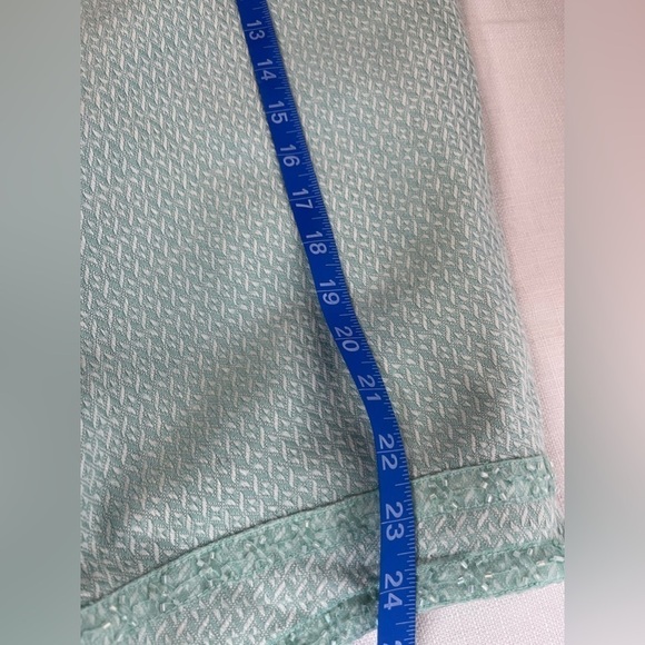 Worthington Womens teal Blue sequined waist flare knee length Skirt size 12 NWT - Picture 14 of 14